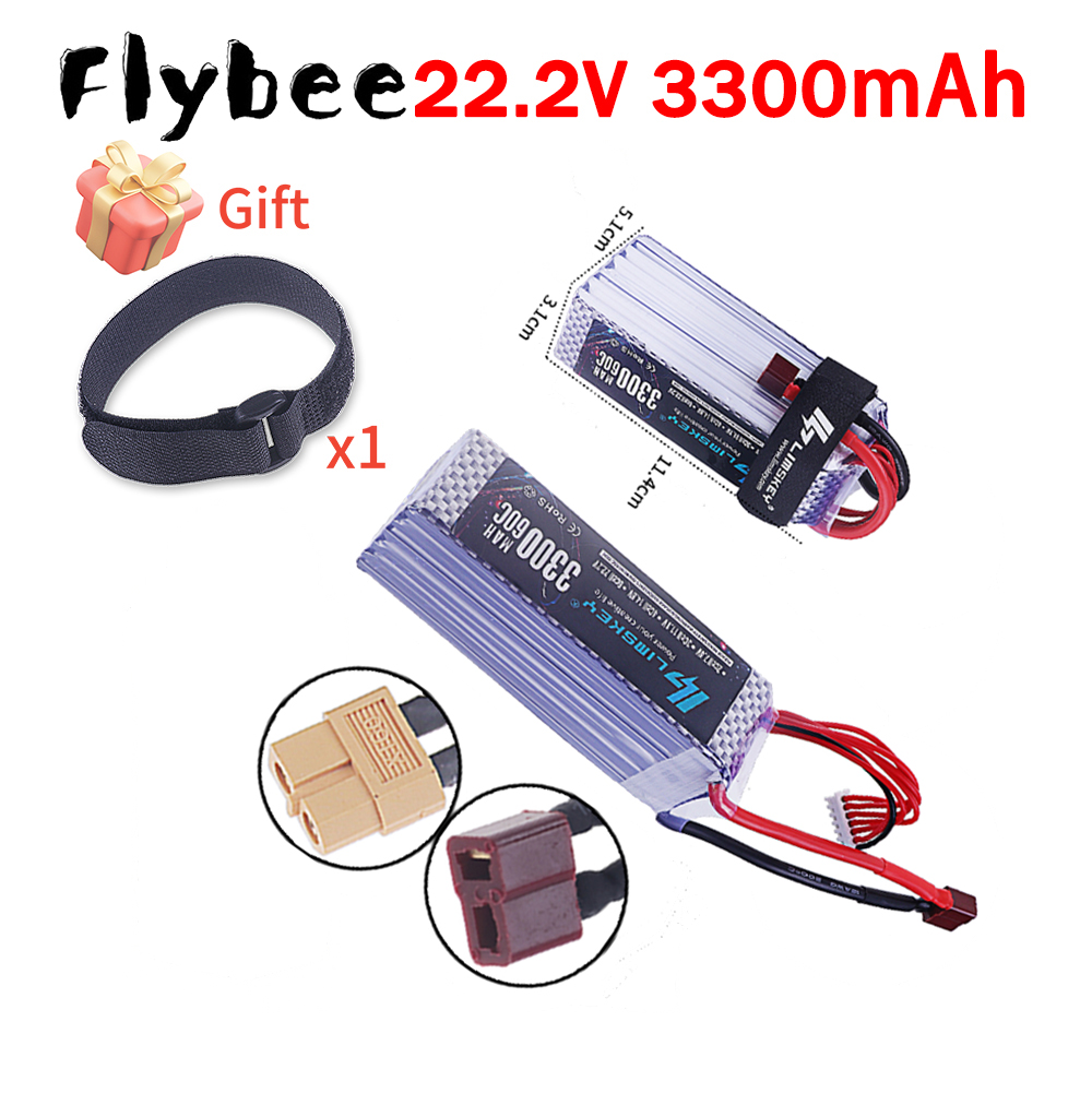 Lipo Battery 6S - Brandneuer 3300mAh 22,2V 60C 6S Lipo-Akku