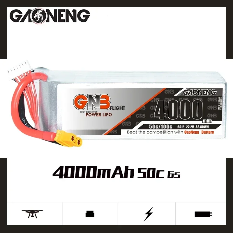 Lipo Battery 6S - GAONENG GNB 4000 mAh 6S 50C