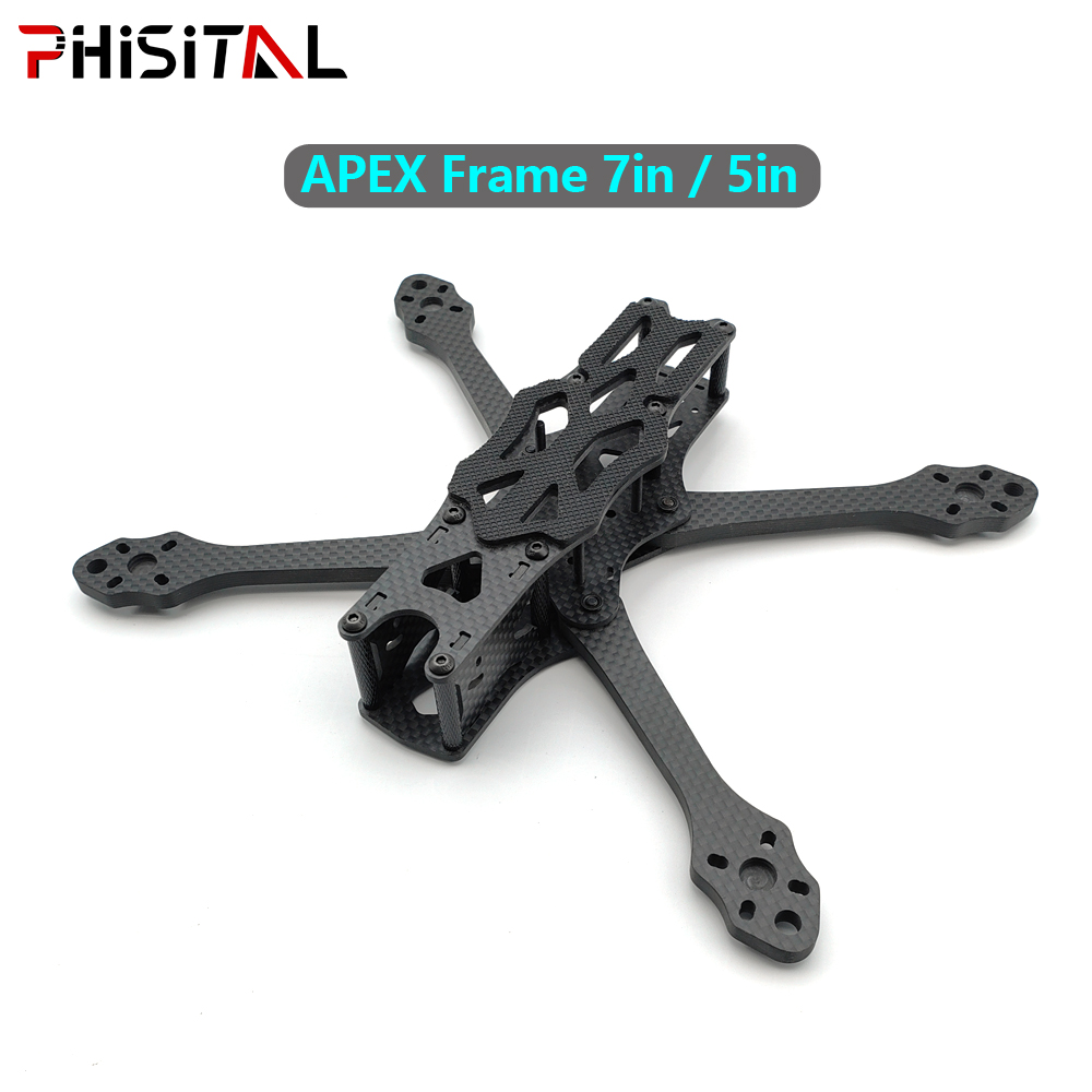 Analog Fpv Camera - APEX-Rahmen, 7 Zoll/6 Zoll/5 Zoll, Carbonfaser-Quadcopter-Rahmen-Set