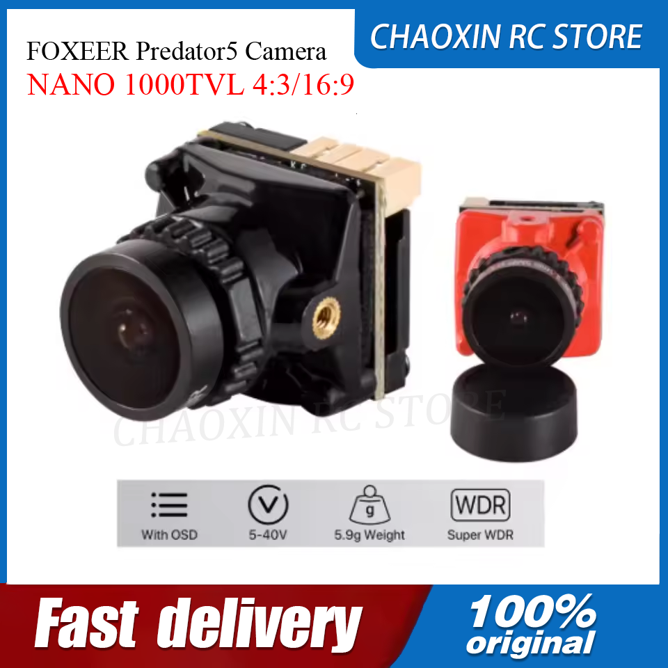 Fpv Drone - FOXEER Predator5 Kamera NANO 1000TVL 4:3/16:9