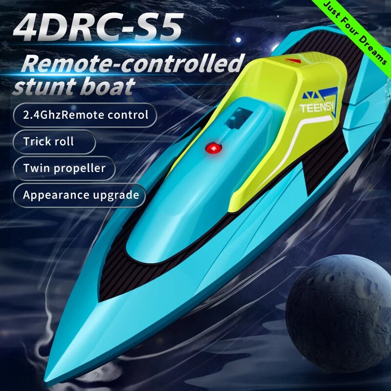Radio Transmitter 2.4Ghz - 2,4G Mini RC Boot 10 km/h
