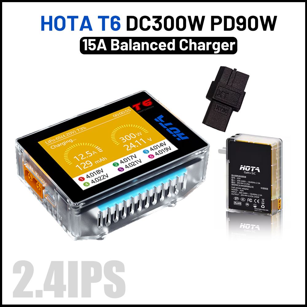 Lipo Battery 6S - Hota t6 300w intelligentes Ladegerät 15a