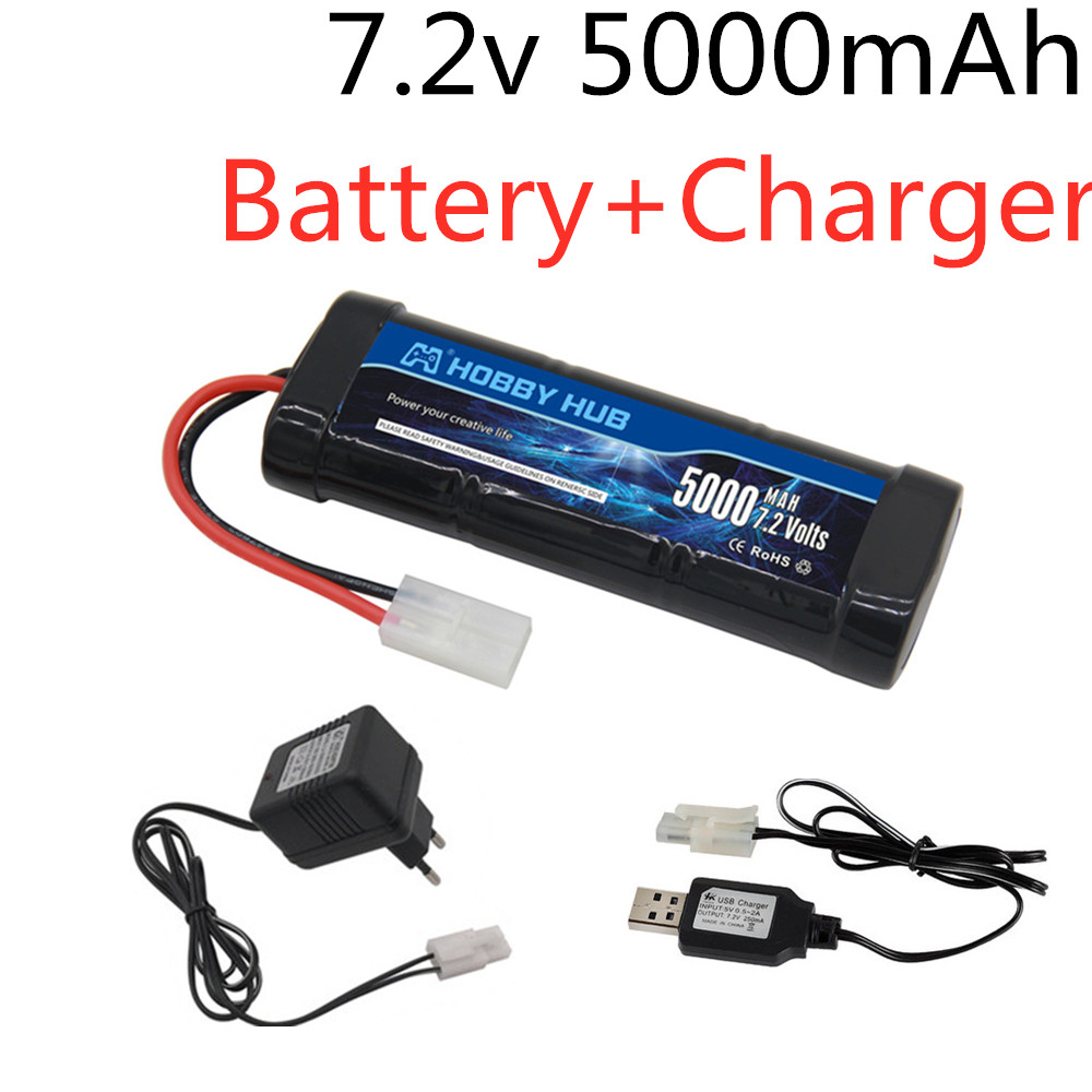 7,2 V 5000 mAh Ni-MH-Akku mit  – Balance Charger Rc Bewertung und Preis