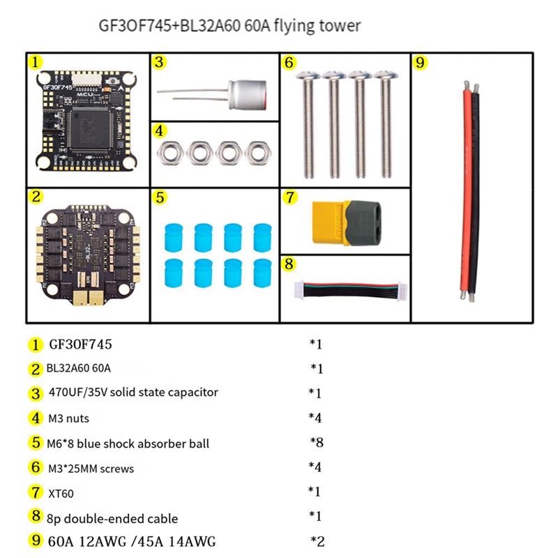 B05C-F745 FC&ESC FPV Stack GF3 – Drone Esc Bewertung und Preis