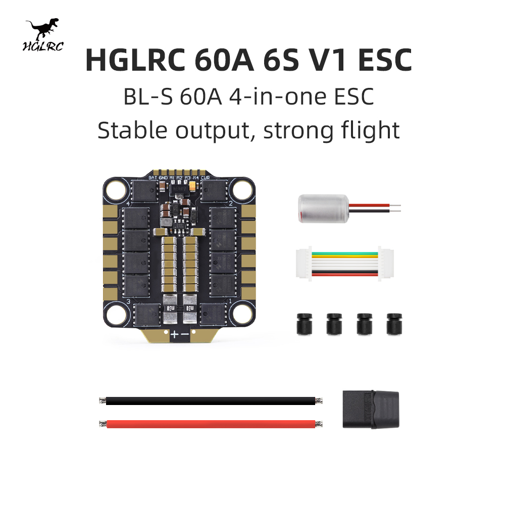 HGLRC 60A 6S V1 4-in-1 ESC BLH – 4 In 1 Esc Bewertung und Preis