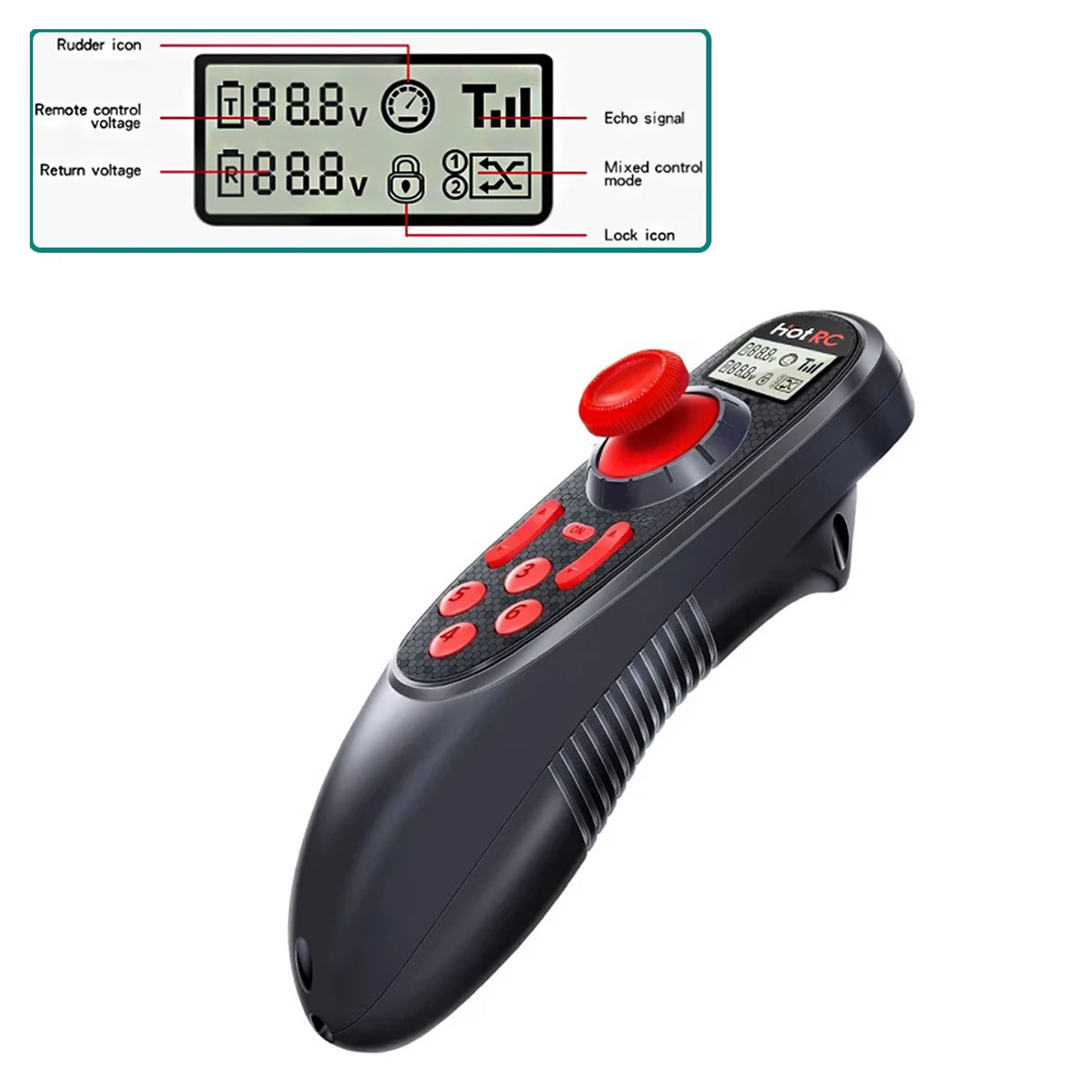HOTRC DS-600 DS600 6-Kanal 2,4 – Radio Transmitter 2.4Ghz Bewertung und Preis
