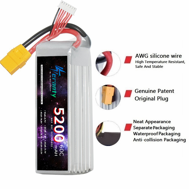 Teranty 6s 5200mah Lipo Batter – Lipo Battery 6S Bewertung und Preis