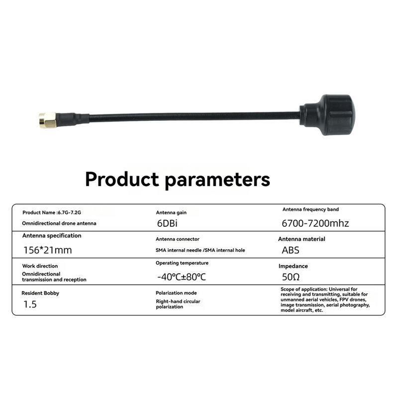 [NEU!A25P] 6,7-7,2 GHz SMA-Ant – Drone Antenna Bewertung und Preis