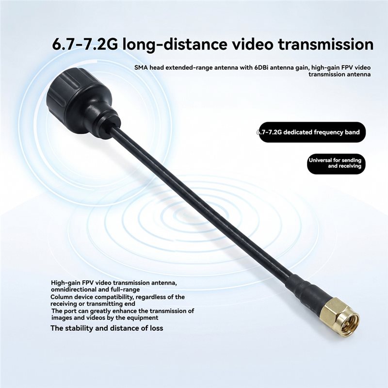 [NEU!A25P] 6,7-7,2 GHz SMA-Ant – Drone Antenna Bewertung und Preis