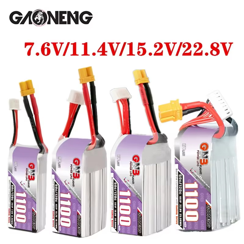 GNB 1100 mAh 2S 3S 4S 6S 60C/1 – Lipo Battery 6S Bewertung und Preis